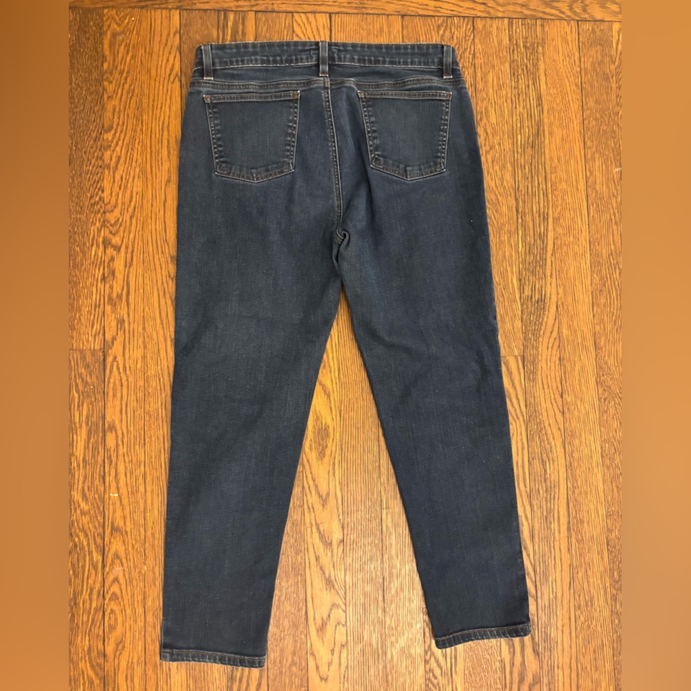 Eileen Fisher Dark Indigo Skinny Jeans - Picture 2 of 3